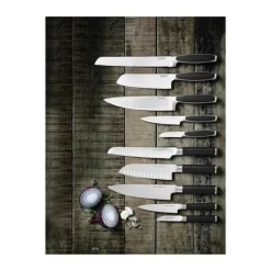 Fiskars Sensei Santokukniv L 16,5 cm - Rustfrit stål m. særlig hård hærdning