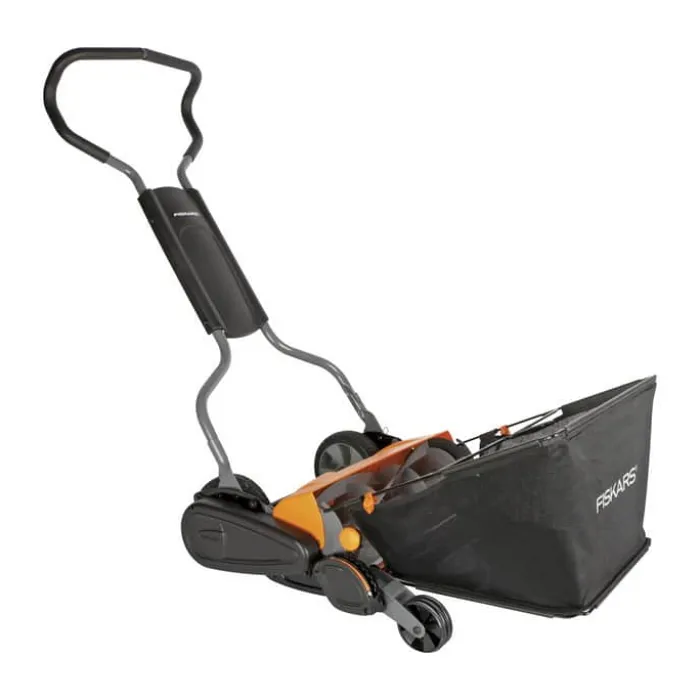 Fiskars StaySharp™ Max Håndplæneklipper L 122 x B 61 cm - Sort/Orange