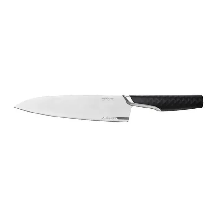 Fiskars Taiten Kokkekniv L 20 cm - Titanium/plastik - Sort