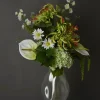 Fleuristc Fresh Mint Buket 14 stilke - Kunststof - Hvid/grøn