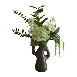 Fleuristc Fresh Mint Buket 6 stilke - Kunststof - Hvid/grøn