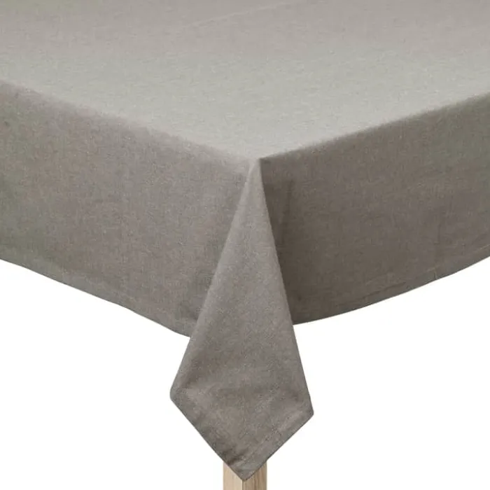 Fleuristc Kaki Dug B 140 x L 320 cm - Bomuld - Grå