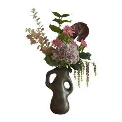 Fleuristc Pinky Promise Buket 6 stilke - Kunststof - Lyserød/lilla