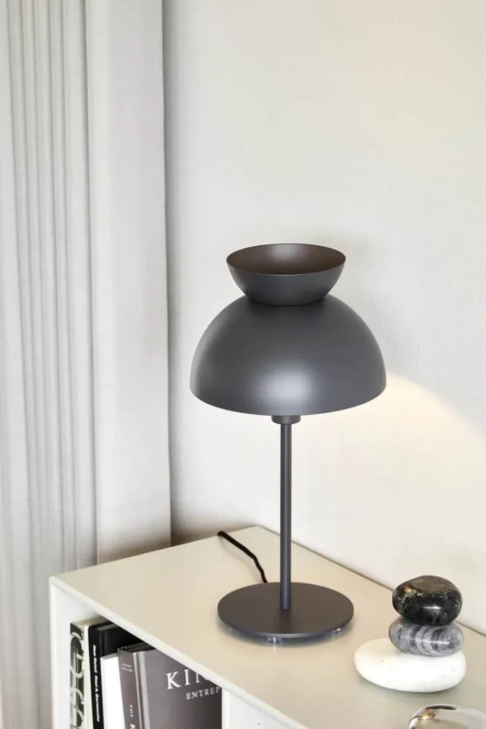 FRANDSEN Butterfly Bordlampe Ø 21 cm - Metal - Mat stålblå