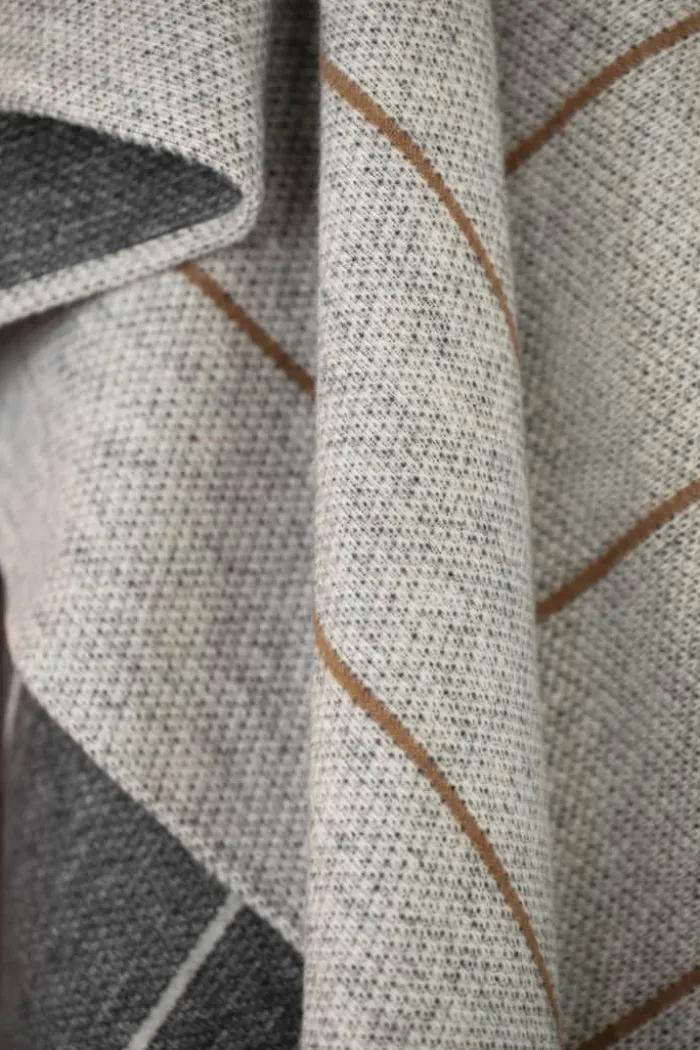 Fussenegger Luca Plaid B 140 x L 200 cm - bomuld/viskose - Grey