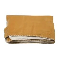 Fussenegger Plaid B 150 x L 200 cm - Bomuld/akryl - Gold