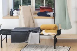 Fussenegger Plaid B 150 x L 200 cm - Bomuld/akryl - Anthrazit