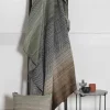 Fussenegger Savona Plaid B 150 x L 200 cm - Bomuld/akryl - Ivy/blue