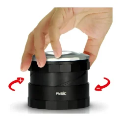 Fysic LED Forstørrelsesglas FLA-18 H 6,5 cm - LED - Sort