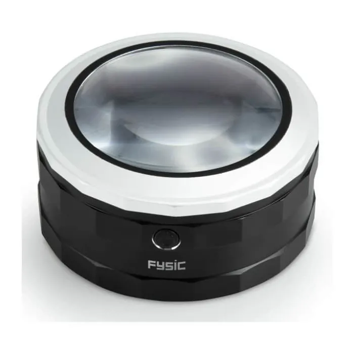 Fysic LED Forstørrelsesglas FLA-18 H 6,5 cm - LED - Sort