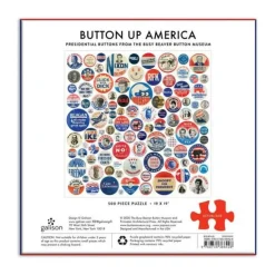 Galison Puslespil - Button up America 500 brikker