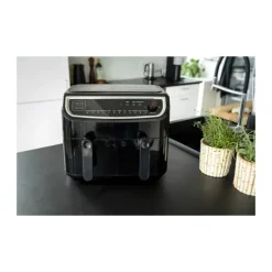 Gastronoma Double Low Airfryer 9 liter - 2400 watt - 12 programmer