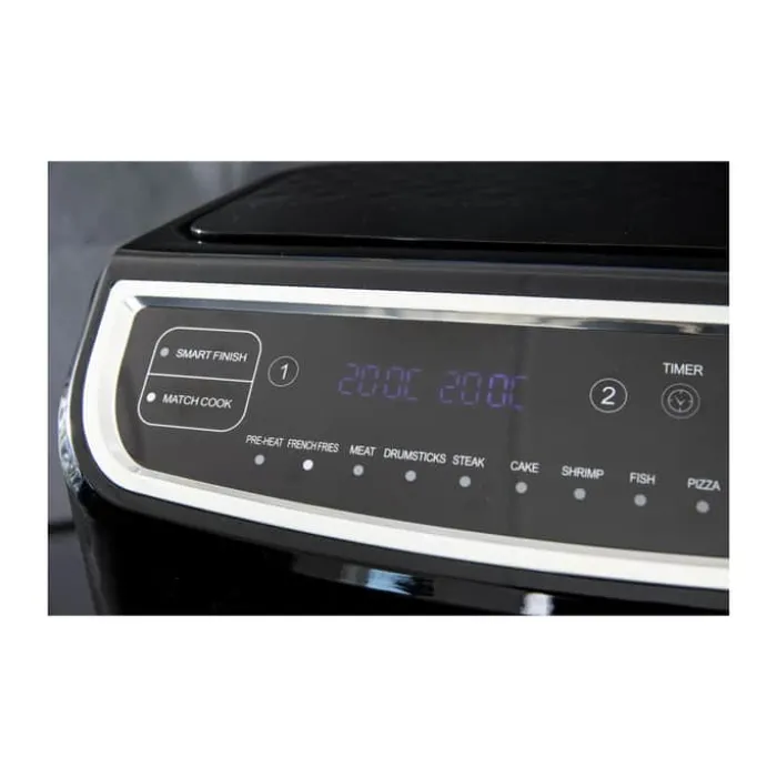 Gastronoma Double Low Airfryer 9 liter - 2400 watt - 12 programmer