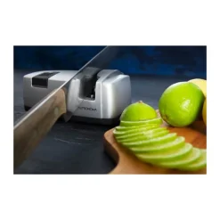 Gastronoma Elektrisk knivsliber 40° slibningsvinkel - Aluminium/plast - Sølvfarvet/sort