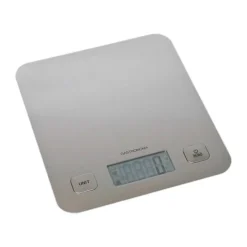 Gastronoma Køkkenvægt - Sølvfarvet Vejekapacitet: 5 kg - Målepræcision: 1 gram - Grå