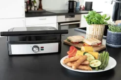 Gastronoma Paninigrill 2200 Watt - 180 graders åbning - 8 programmer