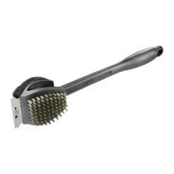 Gefu Barbecue 3-i-1 Børste L 38,5 cm - Rustfrit stål/plastik - Sort