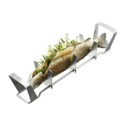 Gefu BBQ Fiskerack L 36,7 cm - Rustfrit stål