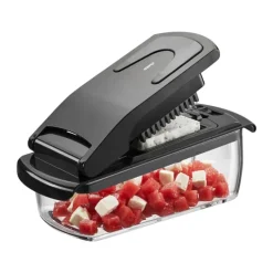 Gefu Hakker m. Opsamler H 12,1 x B 11,2 x L 26,8 cm - Plastik/rustfrit stål - Sort