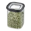 Gefu PANTRY Opbevaringsboks H 13,5 x B 11 cm - Borosilikatglas/silikone - Sort