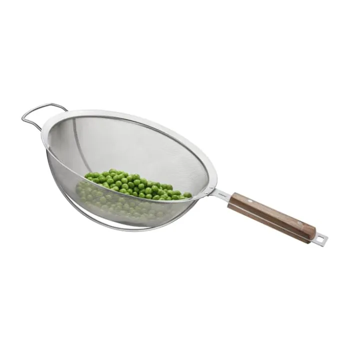 Gefu Passo Sigte Ø 24 cm - Rustfrit stål/valnøddetræ -