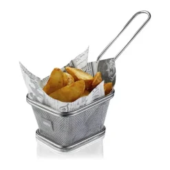Gefu Serveringskurv H 6 x B 9 x L 10,5 cm - Rustfrit stål