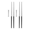 Gense Focus De Luxe Spisepinde - 6 dele 2 kuverter - POM/rustfrit stål - Mat