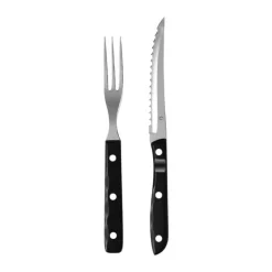 Gense Old Farmer Bestiksæt - 8 dele 4 kuverter - POM/rustfrit stål
