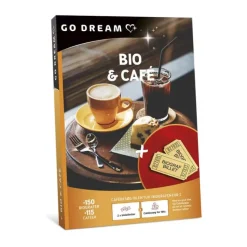 GO DREAM Gavekort - Bio & Café For 2 personer - Vælg mellem +130 caféer og +150 biografer