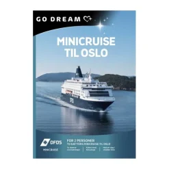 GO DREAM Gavekort - Minicruise til Oslo For 2 personer - 2 overnatninger