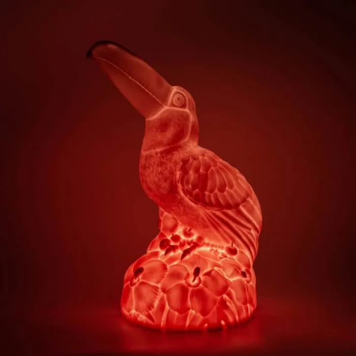 Goodnight Light Eden Toucan Lampe B 21 x L 21 x H 42 cm - LED - Blush