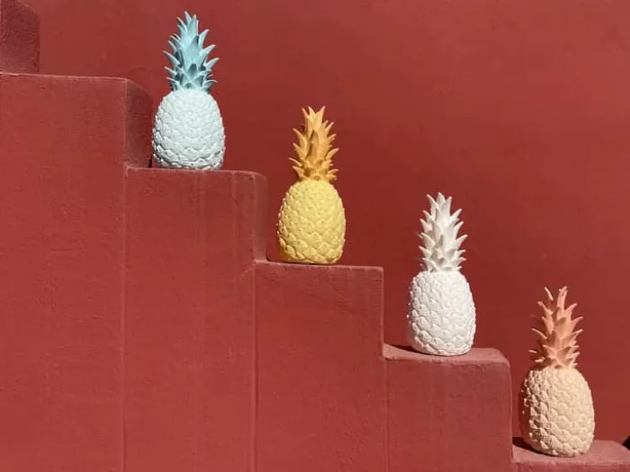 Goodnight Light Piñacolada Lampe - Ananas H 35 x Ø 15 cm - LED - Safran