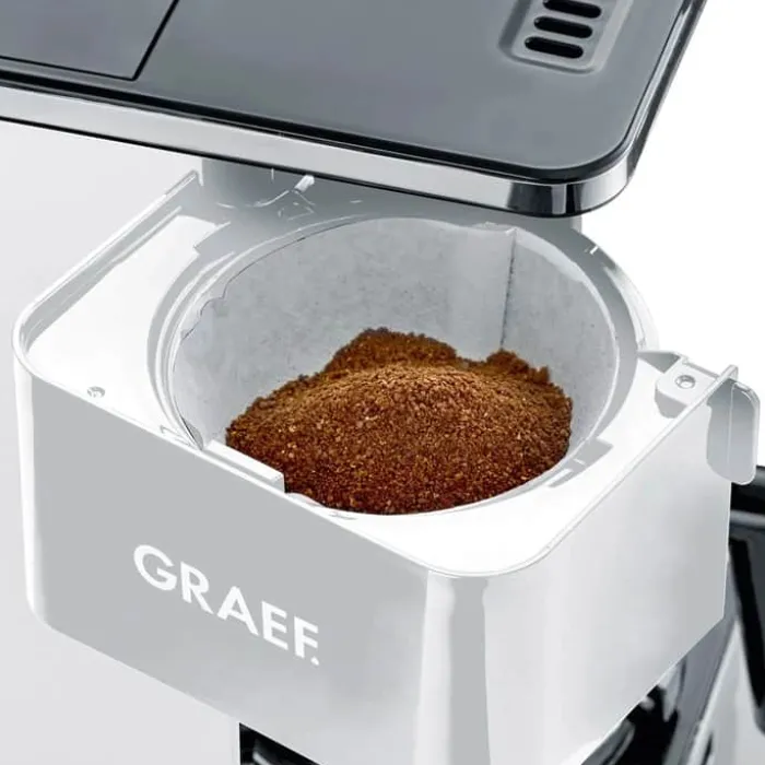 Graef FK401 Kaffemaskine 15 kopper - Varmholdningsfunktion - Hvid