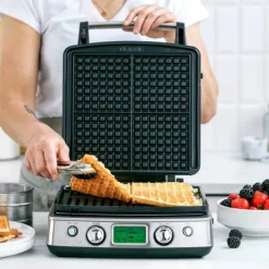 Greenpan Elite Vaffeljern Lav to slags vafler - 1600 Watt - Stål