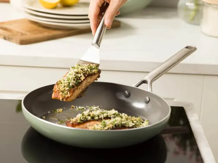 Greenpan Royal Stegepande Ø 28 cm - Rustfrit stål/aluminium - Non-stick belægning