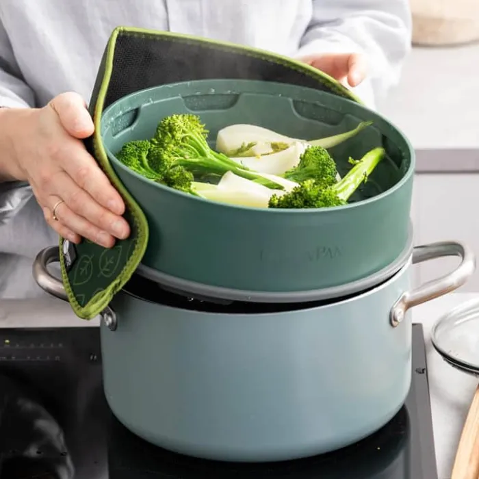 Greenpan Steamy Damper Ø 26,3 - Plastik - Grøn