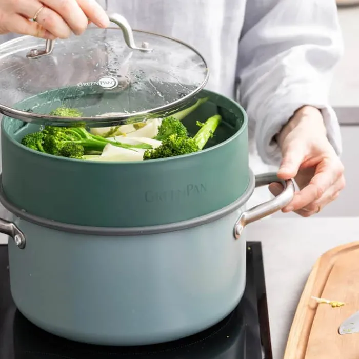 Greenpan Steamy Damper Ø 26,3 - Plastik - Grøn