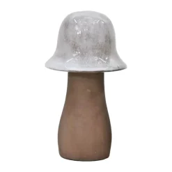 Gus Hatt Svamp Ø 14 x H 26 cm - Keramik - Grå
