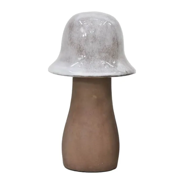 Gus Hatt Svamp Ø 14 x H 26 cm - Keramik - Grå