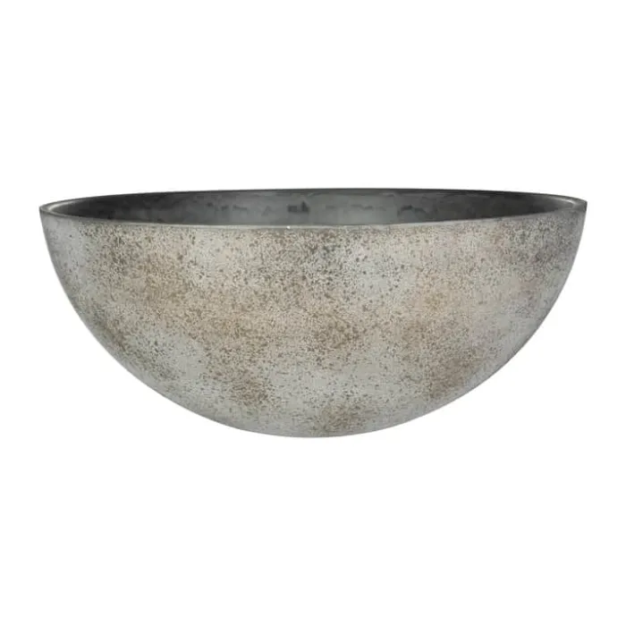 Gus Nova Urtepotte Ø 55 x H 23 cm - Plasik - Grå