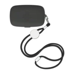 guzzini On the Go Case til mundbind L 17,1 x B 13,2 x H 2 cm - Plastik - Grå/sort