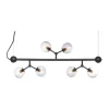 Halo Design Atom Langbordspendel L 80 cm - Metal og glas - Smoke