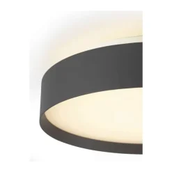 Halo Design Backlight Full Plafond Ø 50 cm - Plastik - Sort