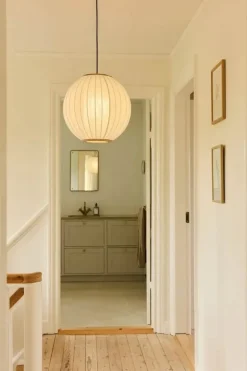 Halo Design Balloon Pendel Ø 50 cm - Tekstil - Creme