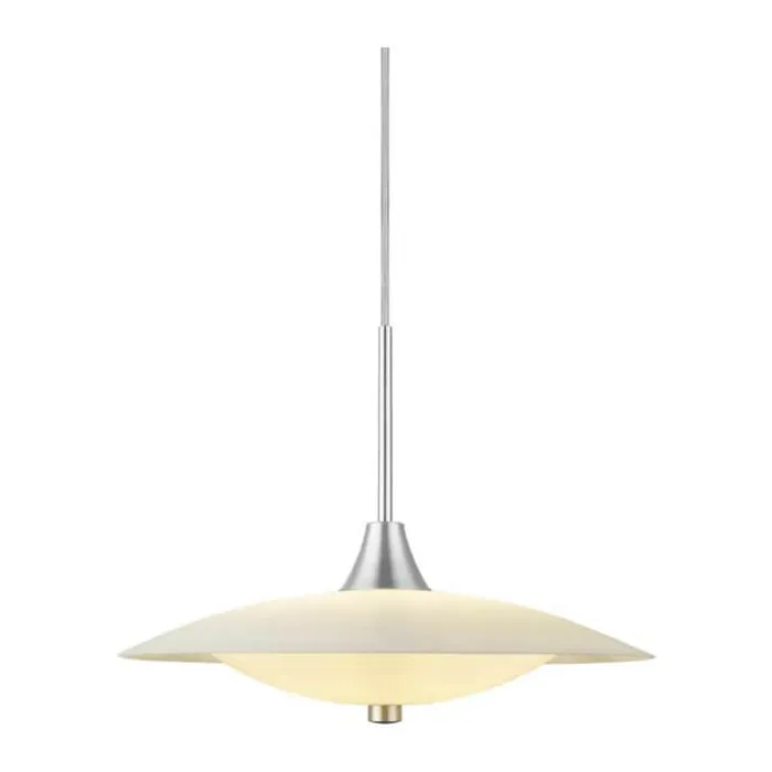Halo Design Baroni Pendel Ø 35 cm - Mundblæst glas - Opal/aluminium