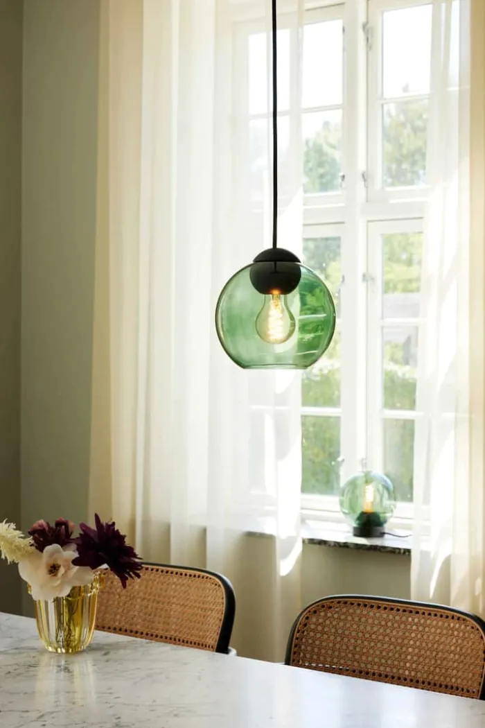 Halo Design Bubbles Pendel Ø 18 cm - Glas - Grøn