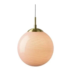Halo Design Candy Pendel Ø 20 cm - Glas/metal - Rosa