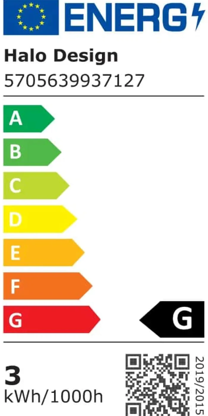 Halo Design Colors Core Lyspære H 12 cm - E27 - Amber