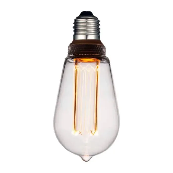 Halo Design Colors Dim Drop LED Lyspære H 14 cm - E27 - Klar