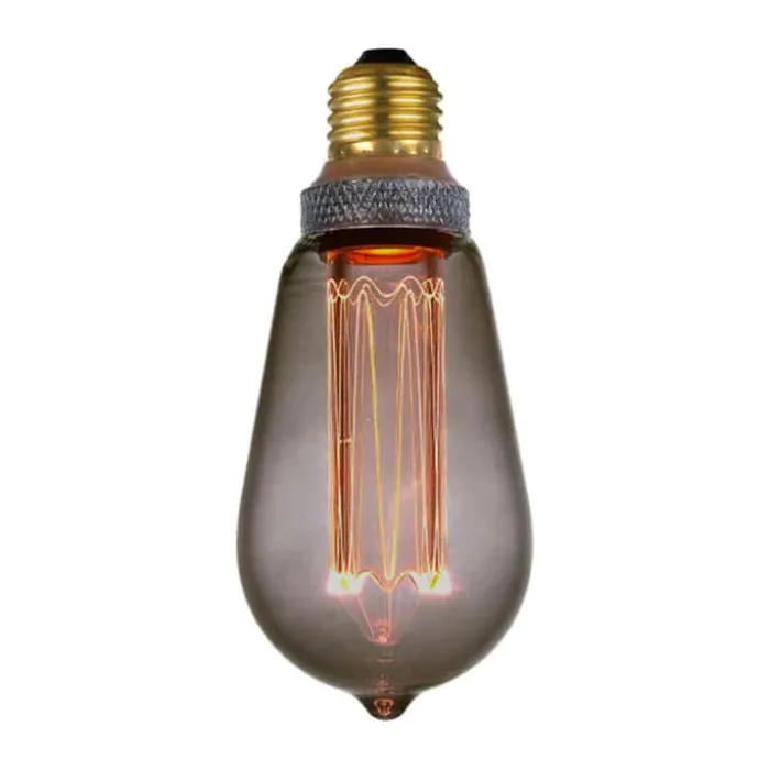Halo Design Colors Dim Drop LED Lyspære H 14 cm - E27 - Smoke